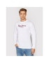 Pepe Jeans Longsleeve Eggo Long PM501321 Alb Regular Fit - Pled.ro