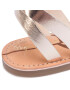 Pepe Jeans Sandale March Basic Metal PLS90442 Auriu - Pled.ro