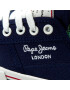 Pepe Jeans Teniși Aberlady Basic 17 PLS30500 Bleumarin - Pled.ro