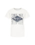 Pepe Jeans Tricou Alex PL504796 Alb Regular Fit - Pled.ro