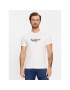 Pepe Jeans Tricou Castle PM509204 Alb Regular Fit - Pled.ro