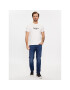 Pepe Jeans Tricou Castle PM509204 Alb Regular Fit - Pled.ro