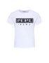 Pepe Jeans Tricou Charis PL504443 Alb Regular Fit - Pled.ro