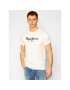 Pepe Jeans Tricou Eggo PM500465 Alb Regular Fit - Pled.ro