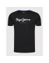 Pepe Jeans Tricou Eggo PM508208 Negru Regular Fit - Pled.ro