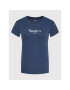 Pepe Jeans Tricou New Virgina PL505202 Bleumarin Slim Fit - Pled.ro