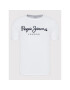 Pepe Jeans Tricou Original PM508210 Alb Slim Fit - Pled.ro