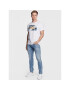 Pepe Jeans Tricou Rederick PM508685 Alb Regular Fit - Pled.ro