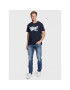 Pepe Jeans Tricou Rederick PM508685 Bleumarin Regular Fit - Pled.ro