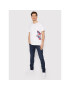 Pepe Jeans Tricou Ronny PM508021 Alb Regular Fit - Pled.ro