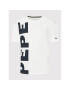 Pepe Jeans Tricou Shedrick PM508374 Alb Relaxed Fit - Pled.ro