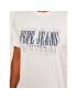 Pepe Jeans Tricou Snow PM507286 Alb Regular Fit - Pled.ro