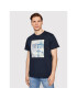 Pepe Jeans Tricou Teller PM508377 Bleumarin Regular Fit - Pled.ro