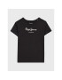 Pepe Jeans Tricou Wenda PG502960 Negru Regular Fit - Pled.ro