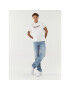 Pepe Jeans Tricou Wido PM509126 Alb Regular Fit - Pled.ro