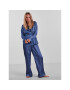 Pieces Pijama Adela 17129535 Albastru Relaxed Fit - Pled.ro