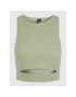 Pieces Top Sara 17126180 Verde Slim Fit - Pled.ro