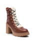 Pinko Botine Sales Tronchetto AI 21-22 BLKS1 1H20Y7 Y7KL Maro - Pled.ro