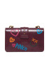 Pinko Geantă Love Mini Icon Street Art Love Cl AL 22-23 PLTT 1P22SF A043 Vișiniu - Pled.ro