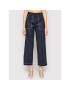 Pinko Pantaloni culotte Sottocasa 20211 PSPG 1N134R 8506 Bleumarin Relaxed Fit - Pled.ro