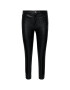 Pinko Pantaloni din imitație de piele Susan PE 21 BLK01 1G15ZV 7105 Negru Slim Fit - Pled.ro