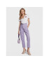 Pinko Pantaloni din material Ariel 100225 A0G7 Violet Slim Fit - Pled.ro