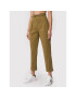 Pinko Pantaloni din material Ariel 1J10YP Y848 Verde Regular Fit - Pled.ro