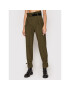 Pinko Pantaloni din material Geometria Verde Regular Fit - Pled.ro