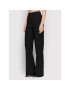 Pinko Pantaloni din material Litchi 1N13HU 4575 Negru Flare Fit - Pled.ro