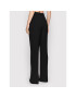 Pinko Pantaloni din material Litchi 1N13HU 4575 Negru Flare Fit - Pled.ro