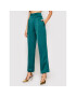 Pinko Pantaloni din material Sorriso PE21 PSPG 1N135C 8503 Verde Straight Fit - Pled.ro