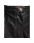 Pinko Pantaloni scurți din imitație de piele Sorridente 100958 7105 Negru Regular Fit - Pled.ro