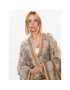 Pinko Poncho Pedante 100527 A0K6 Bej Relaxed Fit - Pled.ro