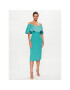 Pinko Rochie cocktail La Carlota 100034 A0GI Verde Regular Fit - Pled.ro