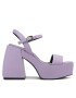 Pinko Sandale Fantine Wedge PE 23 BLKS1 100655 A0N9 Violet - Pled.ro