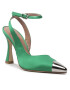 Pinko Sandale Liquirizia Slingback AL 22-23 BLKS1 1H213B A075 Verde - Pled.ro