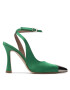 Pinko Sandale Liquirizia Slingback AL 22-23 BLKS1 1H213B A075 Verde - Pled.ro