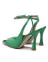 Pinko Sandale Liquirizia Slingback AL 22-23 BLKS1 1H213B A075 Verde - Pled.ro