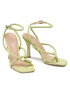 Pinko Sandale Michela Sandalo PE 22 BLKS1 1H211C Y86C Verde - Pled.ro