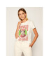 Pinko Tricou LUCIA HEFFERNAN Lunedi AL 20-21 PHEFF 1N12TJ Y6LC Alb Slim Fit - Pled.ro