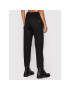 Please Pantaloni din material P0QUAV2N3N Negru Regular Fit - Pled.ro