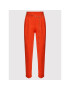 Please Pantaloni din material P493LIRIDE Portocaliu Regular Fit - Pled.ro