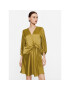 Please Rochie cocktail A1UYAYP000 Verde Regular Fit - Pled.ro