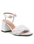 Pollini Sandale SA16286C1ETP110A Alb - Pled.ro