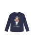 Polo Ralph Lauren Bluză Graphic Fleece 322836596001 Bleumarin Regular Fit - Pled.ro