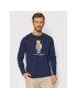 Polo Ralph Lauren Longsleeve Lsl 710828276001 Bleumarin Slim Fit - Pled.ro