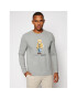 Polo Ralph Lauren Longsleeve Lsl 710828276003 Gri Slim Fit - Pled.ro