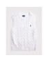 Polo Ralph Lauren Pulover 211863610001 Alb Regular Fit - Pled.ro