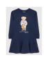 Polo Ralph Lauren Rochie de zi Bear 313856712001 Bleumarin Regular Fit - Pled.ro