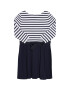 Polo Ralph Lauren Rochie de zi Stripe Solid 311720091001 Bleumarin Regular Fit - Pled.ro